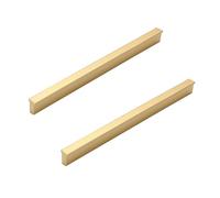 SZLXJMFL Cabinet Handle Modern, 2 Pack Gold Handle for Furniture Door, Solid Aluminum Alloy | Anodized Surface, Full Length: 115-1000 mm T-Shape Cupboard handles320mm/12.5in