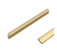 SZLXJMFL Cabinet Handle Modern, 2 Pack Gold Handle for Furniture Door, Solid Aluminum Alloy | Coating Surface, Full Length: 113-1000 mm T-Shape 320mm/12.5in