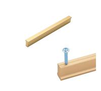 SZLXJMFL Cabinet Pulls Gold,Hole Spacing: 192mm 2 × Drawer Handles Modern Solid Aluminum Alloy | Anodized Surface Door Knobs T-Shape Handle Full Length: 106-1000 mm Fureiture Handles 192mm/7.6in