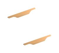 SZLXJMFL Drawer Handles Gold, 2 Pack Furniture Handles Aluminum Alloy | Anodized, Kitchen Cabinet Pulls Hole Centers: 160-800mm Cupboard Door Pulls Concealed Wardrobe Handle Pull Hidden 192mm/7.6in