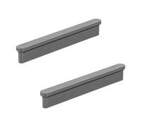 SZLXJMFL Fureiture Handles Grey,Hole spacing:96mm 2 Pack Cabinet Pulls Modern Solid Aluminum Alloy | Anodized Surface T-Shape Handle Full Length: 109-1000 mm Drawer Handles 96mm/3.8in