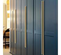 SZLXJMFL Furniture Handle,2 Pack Cupboard Handles Modern Solid Aluminum Alloy | Anodized Surface T-Shape Handle Full Length: 106-1000 mm Drawer Pull Handles Gold 960mm/37.8in