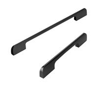 SZLXJMFL Furniture Handle Modern,Hole spacing:192mm 2 Pack Drawer Handles Black Solid Aluminum Alloy | Anodized Surface Bow Shaped Handle Full Length: 148-1200 mm Cabinet Pulls 192mm/7.6in