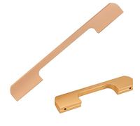 SZLXJMFL Furniture Handle Modern,Hole Spacing:192mm 2 Pack Drawer Handles Gold Solid Aluminum Alloy | Anodized Surface Bow Shaped Handle Full Length: 116-800 mm Cabinet Pulls 192mm/7.6in