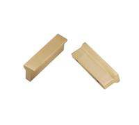 SZLXJMFL Gold Kitchen Cabinet Handle Vintage, 2 Pack Drawer Pulls Solid Brass | Brushed Copper, Hole Centers: 32-850 mm T-Shape Pulls Furniture Handles with Screws-50mm/2in