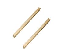 SZLXJMFL Gold Kitchen Cabinet Handle Vintage, 2 Pack Drawer Pulls Solid Brass | Brushed Copper, Hole Centers: 32-850 mm T-Shape Pulls Furniture Handles with Screws-600mm/23.6in