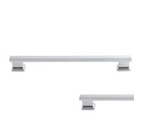 SZLXJMFL Kitchen Cabinet Handles Chrome, 2 Pack Handle for Furniture Solid Zinc Alloy | Plating Surface, Color: Chrome, Drawer Handles Hole Centers 192mm Cupboard Handles Cabinet Pulls 192mm/7.6in