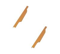 SZLXJMFL Kitchen Cabinet Handles Gold, 2 Pack Furniture Handles Aluminum Alloy | Anodized, Drawer Pulls Full Length: 300-1500mm Cupboard Door Pulls Concealed Wardrobe Handle Pull Hidden 400mm/15.7in