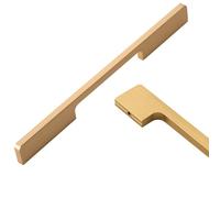 SZLXJMFL Kitchen Cabinet Handles Gold,Hole Spacing:192mm 2 Pack Drawer Handles Modern Solid Aluminum Alloy | Anodized Surface Bow Shaped Handle Hole Centers: 96-960mm Fureiture Handles 192mm/7.6in