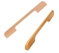 SZLXJMFL Kitchen Cabinet Handles Gold,Hole Spacing:192mm 2 Pack Drawer Handles Modern Solid Aluminum Alloy | Anodized Surface Bow Shaped Handle Hole Centers: 96-768mm Fureiture Handles 192mm/7.6in