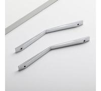 SZLXJMFL Kitchen Handles 192mm 2 Pack Handle for Furniture Solid Zinc Alloy | Color: Chrome Drawer Handles Hole Centers 192mm Cupboard Handles Kitchen Door Handles Cabinet Pulls Plating 192mm/7.6in