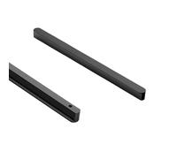 SZLXJMFL Kitchen Handles Black, 2 X Handle for Furniture Solid Aluminum Alloy | Anodized Surface, Cabinet Handle Full Length: 120-1000 mm Drawer Handles 415mm/16.4in