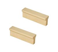 SZLXJMFL Kitchen Handles Gold Vintage, 2 Pack Furniture Pull Solid Brass | Brushed, Drawer Pulls Hole Center: 32-850mm Cupboard Handle Kitchen Door Handles Cabinet Pulls 32mm/1.3in