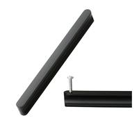 SZLXJMFL Kitchen Handles Modern,Hole Spacing:160mm 2 Pack Cabinet Pulls Black Solid Aluminum Alloy | Electroplated Surface I-Shaped Handle Hole Centers: 96-1160mm Drawer Pulls 160mm/6.3in