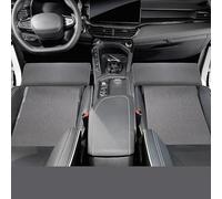 SZMBHSD 2 pcs Car Seat Extender, Compatible with Buick Excelle Verano, Car Seat Wear-Resistant Leather Leg Support Cushion, Long-Distance Driving,Grey