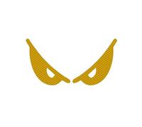 SZMBHSD Car decals compatible with AION UT RT S, eye style reflective decorative stickers motorcycle decoration creative stickers Styling accessories,Orange