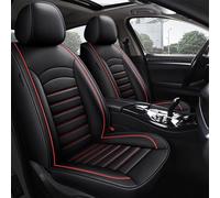 SZMBHSD Car Front seat covers, Compatible with Dacia Duster Prestige, protective covers, car interior accessories (2 Pcs),Black-Red