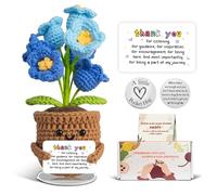 SZMDLX Knitted Lily of the Valley Desk Decor Thank You Teacher Gift