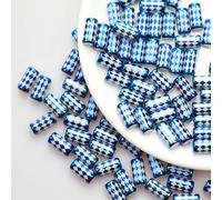 Sznilindm 30pcs Christmas Ceramic Ball Bubble Snowflake Beads for Jewelry Making Pattern DIY Handmade Crafts Bracelets Necklace Birthday Gift (30pcs ling xing) Sznilindm-001