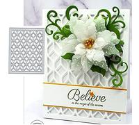 Sznilindm Scrapbooking-die-cuts Metal Cutting Dies, Board Frame Template Stencil, Flower Petal Design for DIY Card Making, 14x11 cm