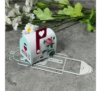 Sznilindm Scrapbooking-die-cuts Metal Die Cuts, Template Stencil for Paper Card, DIY Craft, Embossing, Album, card stock, 12.6X4.4CM/4.96X1.76inch, Carbon Steel