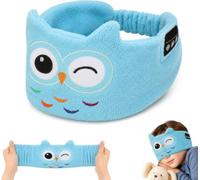Szoziank Dozibands Kids Wireless Headphones, Bluetooth Sleep Mask, Headband Headphones, 90 dB Volume Limited Over Ear Thin Speakers, Soft Breathable Eye Mask Sleep Headphones for All-Night Sleep