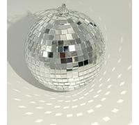 Cat Ball Toy, Disco Ball for Cats, Indoor Interactive Toy for Cats to Entertain Themselves, Cats Chasing Light Spots, Mirror Disco Ball, Ideal for DJ Club, Party, Wedding, Home Decor, No Noise
