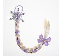 Szphoxer Rapunzel Hair Extensions, Princess Long Braiding Hair With Hair Tie Rapunzel Ice Princess Costume Hair for Girls Accessories Cosplay Daily Hair Pieces