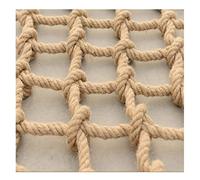 SZPLLZY Children Climbing Frame Net, Rope Netting Climbing Cargo Net Playground Kids Child Rock Ladder Wall Hammock Tree House Playset(10mm*10cm,4X6m(13.12X19.68ft))