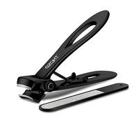 SZQHT Ultra Wide Jaw Opening Nail Clippers Set Toenail Clippers for Thick Nails Cutter for Ingrown Manicure,Pedicure,Men & Women Big(Black)