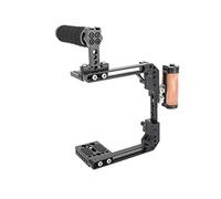 SZRIG Ajustable Camera Cage Assemble for Left/Right Handle Use with Top and Side Handgrip