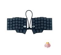SZRKBDㅤ Wired Ergonomic Mechanical Keyboard,4x6 Corner Layout with knobs,60% Orthol inear Layout,Hot-swappable,RGB,Vial remapping Support,pre-lubed Linear switches (Silent Switch)
