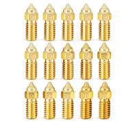 SZRKRLA 10PCS Fit for Elegoo Neptune 4 Neptune 4 Pro Series Nozzles 3D Printer Parts High-Temperature 0.4mm Nozzles Kit Brass Material Nozzles Smooth to Use