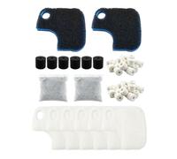 SZRKRLA Aquarium Filter Media Set Fit for OASE BioMaster Thermo 2 250,350,600 Aquarium,Include 6 Pre-Filter Foams,6 Filter Pads Sponge,2 Coarse Pads,2 Ceramic Rings,2 Activated Carbons,4 Mesh Bags