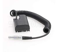 SZRMCC 0B 2 Pin to New DR E6 Dummy Battery for Canon 60D 70D 80D Camera and SmallHD 501 502 702 Monitor