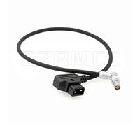 SZRMCC 2 Pin Female Rotatable to D-tap Power Cable for RED Komodo 6K Cinema Camera (Right Angle,30cm)