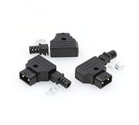 SZRMCC Anton-Bauer IDX V-Mount Gold Mount Battery D-tap P-tap Male PowerTap Plug Connector Kit for ARRI RED Camcorder DSLR Camera Power Cable DIY (3Pcs)