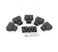 SZRMCC Anton-Bauer IDX V-Mount Gold Mount Battery D-tap P-tap Male PowerTap Plug Connector Kit for RED Camcorder DSLR Camera Power Cable DIY (5Pcs)