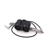 SZRMCC Audio A-Box Dual XLR Input Adaptor for ARRI Alexa Mini Camera RED DSMC3 V-Raptor 5 Pin Audio Port