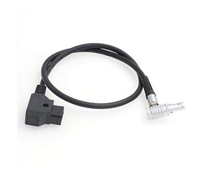 SZRMCC D-tap to Right Angle 0B 7 Pin Male Motor Power Cable for Tilta Nucleus-M Wireless Follow Focus Lens Motor
