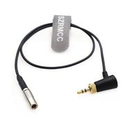 SZRMCC Deity TC-1 Timecode Cable Locking 3.5mm Right Angle to Din 1.0/2.3 for Canon R5 C/ C400 Cameras Atomos UltraSync ONE (Straight DIN 1.0/2.3)