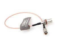 SZRMCC DIN1.0/2.3 Male to BNC Female RG179 75ohm HD SDI Coaxial Cable for 4K Video Camera Monitor Recorders (30cm/12inch)