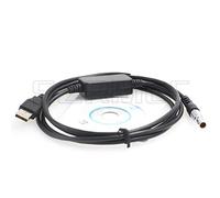 SZRMCC GEV267 806093 0B 5 pin Male to USB Data Cable for Viva Total Stations and DNA Series Digital Level Instrument (Domestic GEV267)