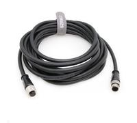 SZRMCC M12 A Code 12 Pin Male to Female Sensor Actuator Cable High Flex Waterproof Cable for Cognex in-Sight 7000 2000 8000 DMR-300 Series Industrial Camera Machine Vision (5m)