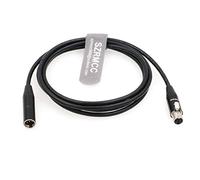 SZRMCC Mini XLR 4 Pin TA4M Male to TA4F Female Audio Extension Cable for Shure Headsets Microphones