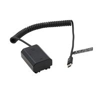SZRMCC NP FZ100 DC Coupler Dummy Battery Adapter to USB C Type-C PD Trigger Cable for Sony A9 A7III A7RIII A7RIV Camera