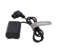 SZRMCC NP FZ100 DC Coupler Dummy Battery to D-tap 2 Pin Power Cable for Sony A9 A7III A7RIII A7RIV A7SIII Camera