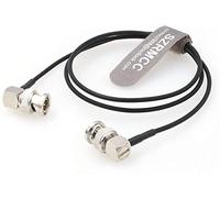 SZRMCC SDI Cable BNC Right Angle to Right Angle 3G HD SDI Cable RG174 75ohm Thin Flex Coaxial Video Cable for Sony FS5 FX6 Atomos Shogun Inferno SmallHD Monitor Blackmagic ARRI RED Cameras (1.5m)