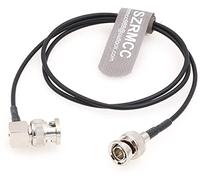 SZRMCC SDI Cable BNC to BNC Right Angle 3G HD SDI Cable RG174 75ohm Thin Flex Coaxial Video Cable for Sony FS5 FX6 Atomos Shogun Inferno SmallHD Monitor Blackmagic ARRI RED Cameras (1m)