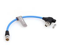 SZRMCC SDI Protector Cable 12G 6G HD SDI BNC Surge Overvoltage Circuit Protector Isolator Video Cable for RED Komodo ARRI Alexa Sony (Blue-Straight 80cm)
